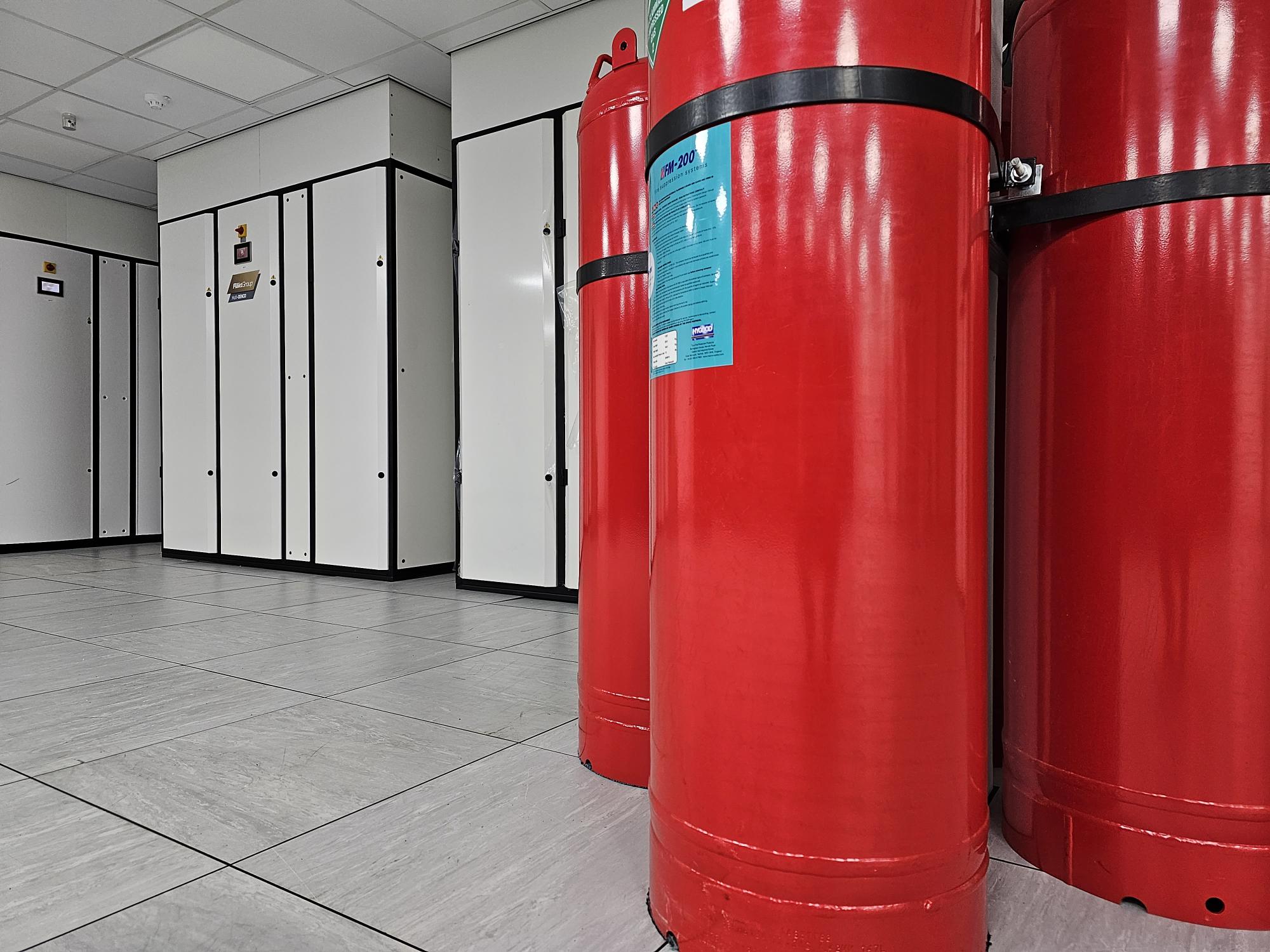 Cooling systems in VeloxServ Server colocation facility